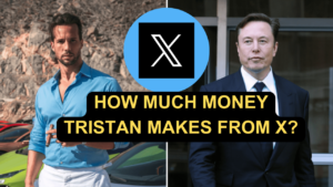 Tristan Tate Reveals His Earnings from X Ad Revenue Share Program