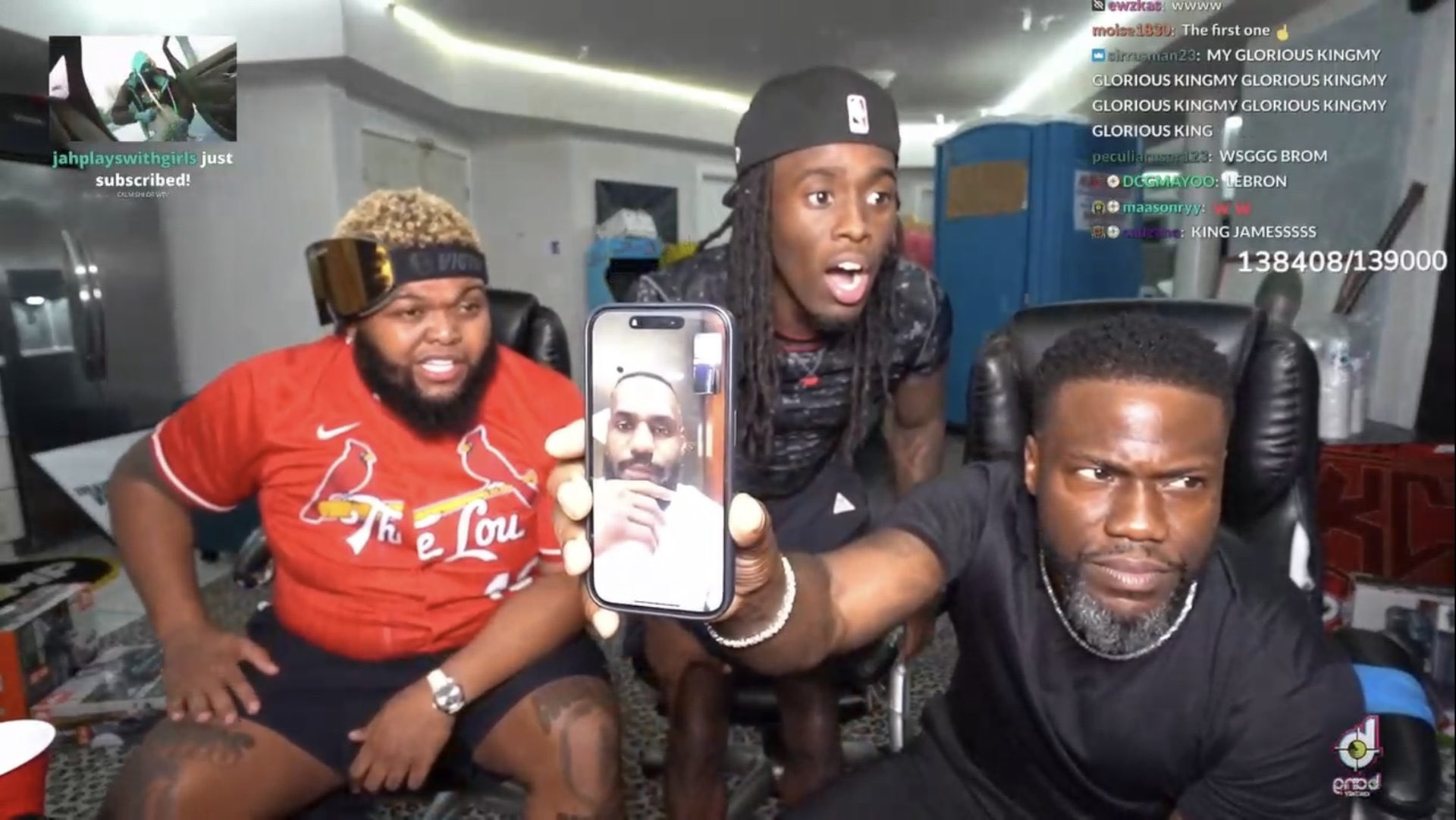 Kai Cenat Shatters Twitch Records with Kevin Hart Sleepover Stream